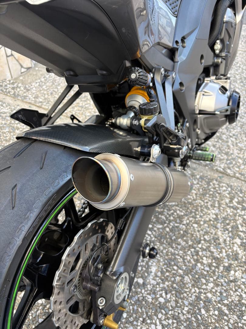 Kawasaki Z1000 チタンエキゾーストパイプ
