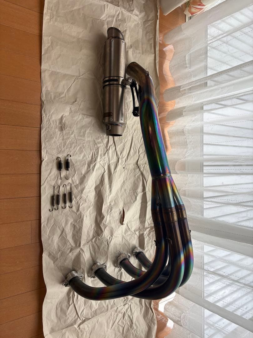 Kawasaki Z1000 チタンエキゾーストパイプ