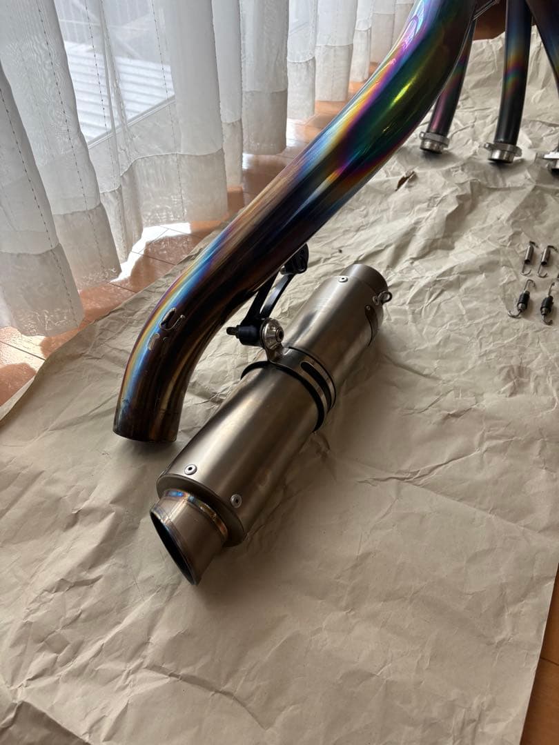 Kawasaki Z1000 チタンエキゾーストパイプ