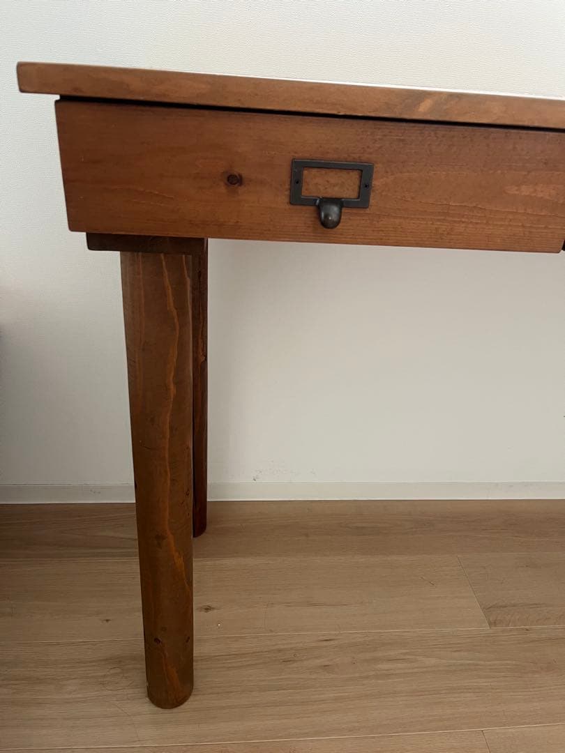 木製コンソールテーブル 3引き出し
