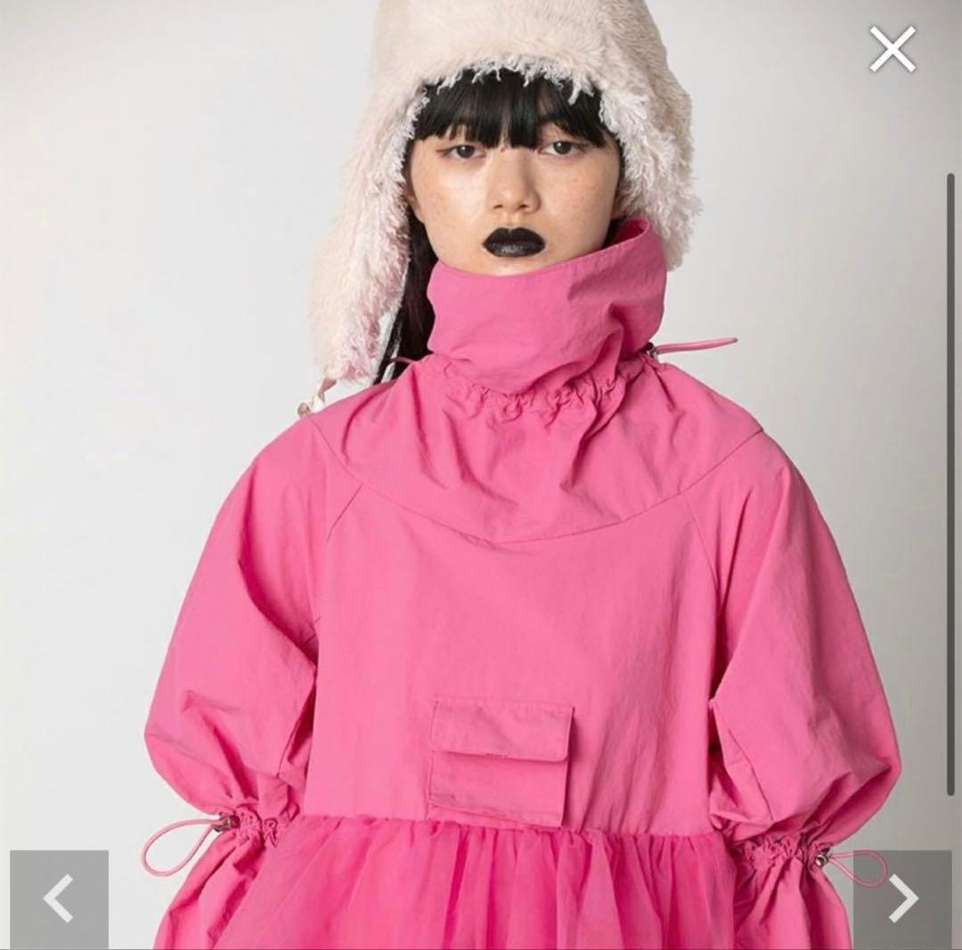 CEREAL MINI POP TIERED DRESS PINK チュール