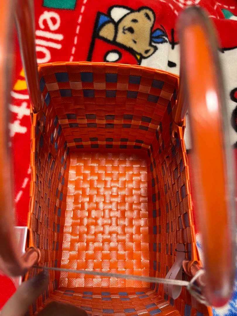 MARNI チェック柄 かごバッグ