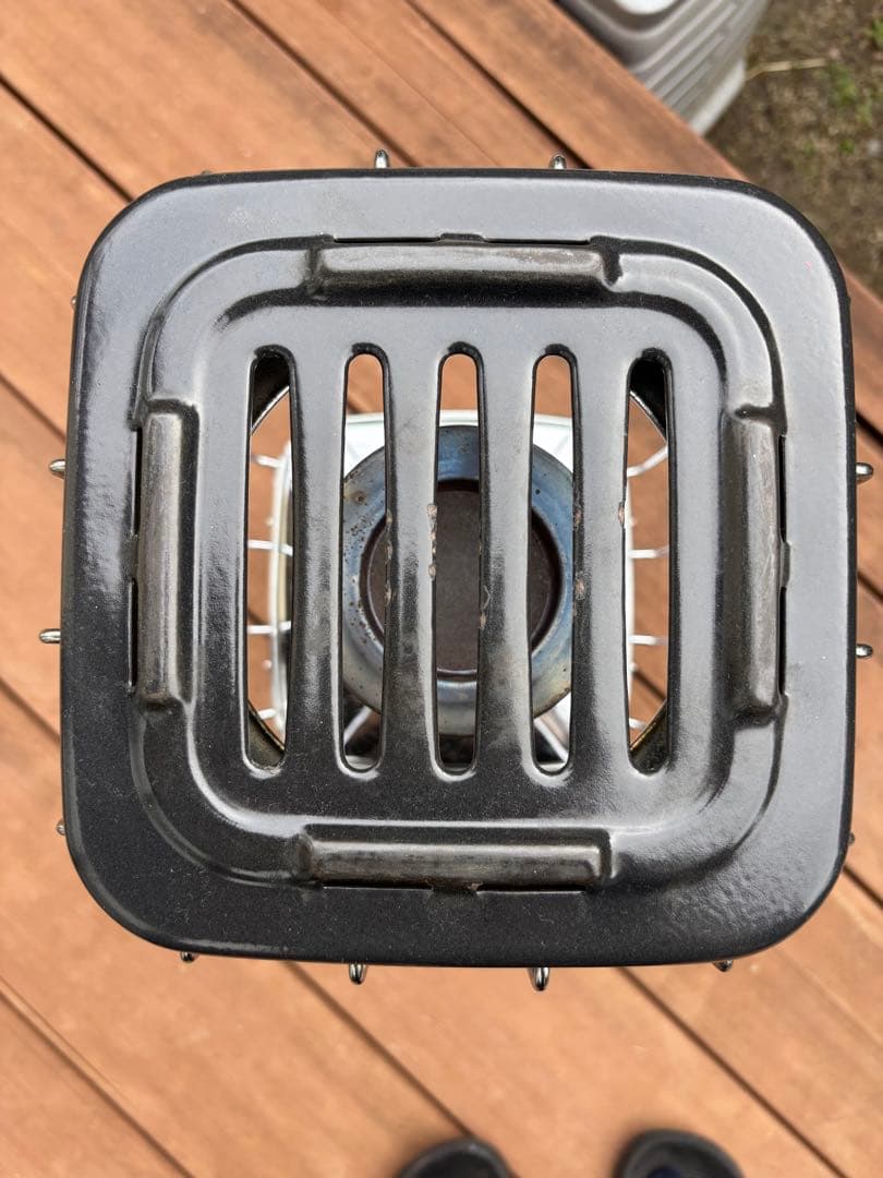 SANYO ガスストーブ レッド