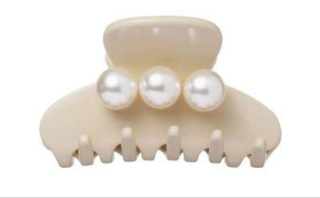 再入荷ラスト1点❣️【新品未開封】アレクサンドル完売品パールクリップ　S ベージュ