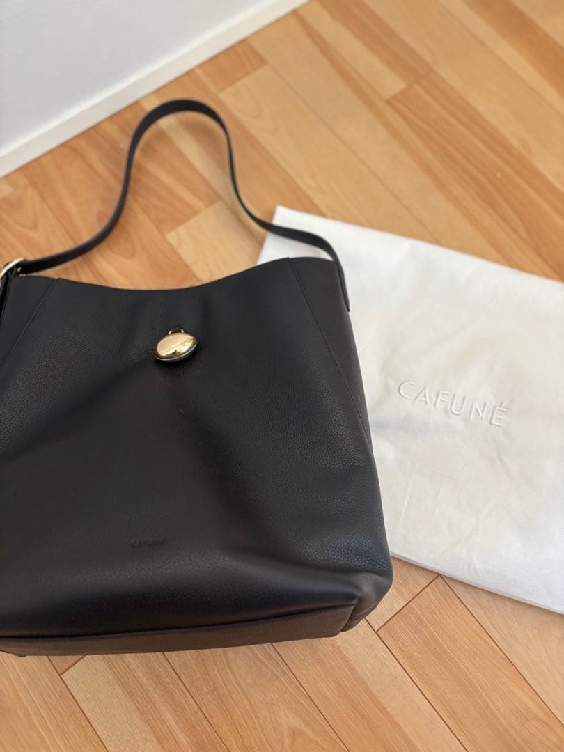 cafune drop hobo バッグ　ブラック