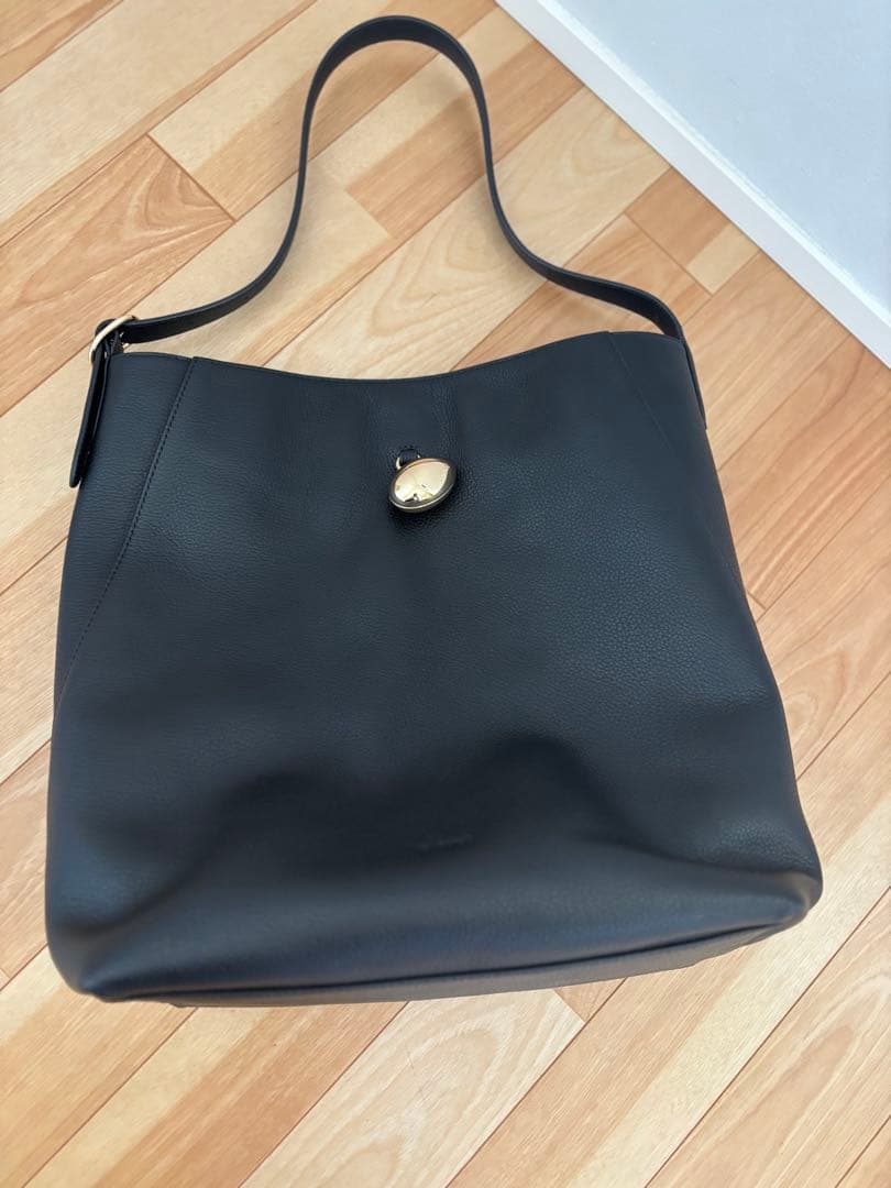 cafune drop hobo バッグ　ブラック