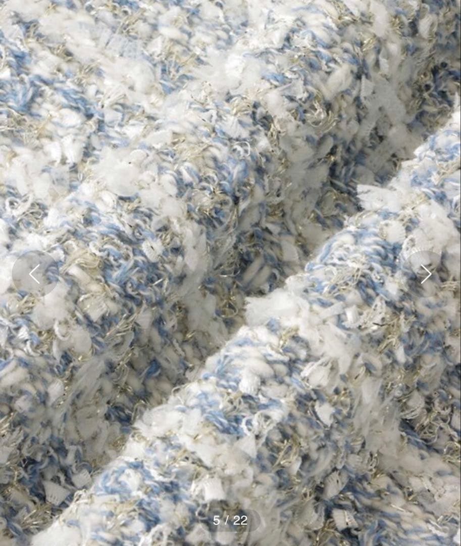 ANAYI ミックスヤーンニットカーディガン　38