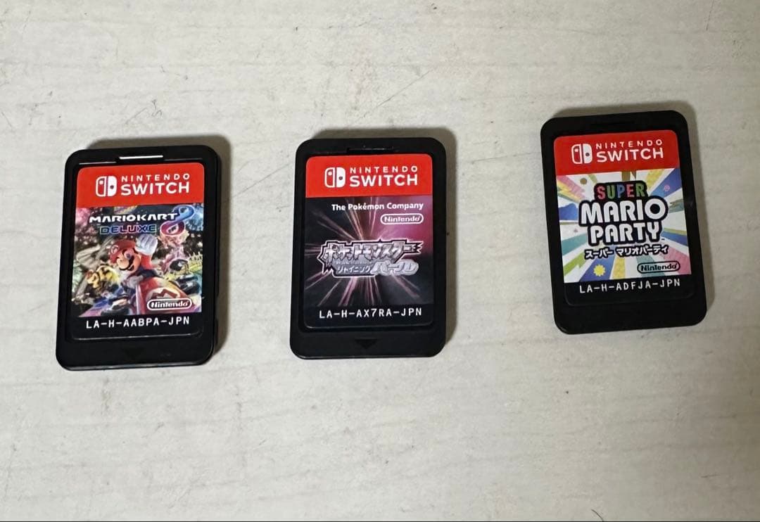 スーパーマリオパーティ.スーパーマリオカート.ポケットモンスターパール