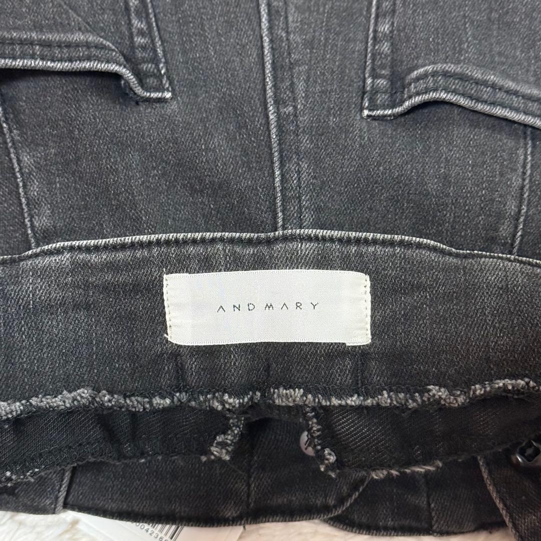 andmary ribbon denim allinone Mサイズ