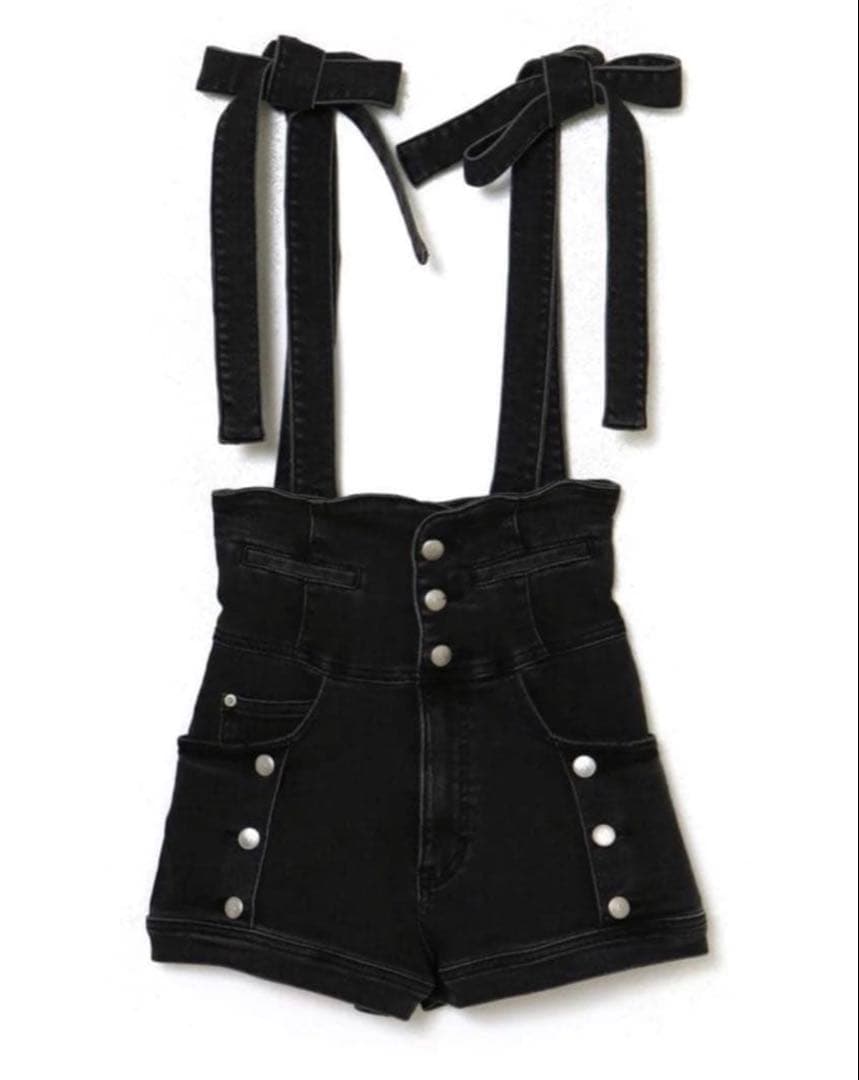 andmary ribbon denim allinone Mサイズ