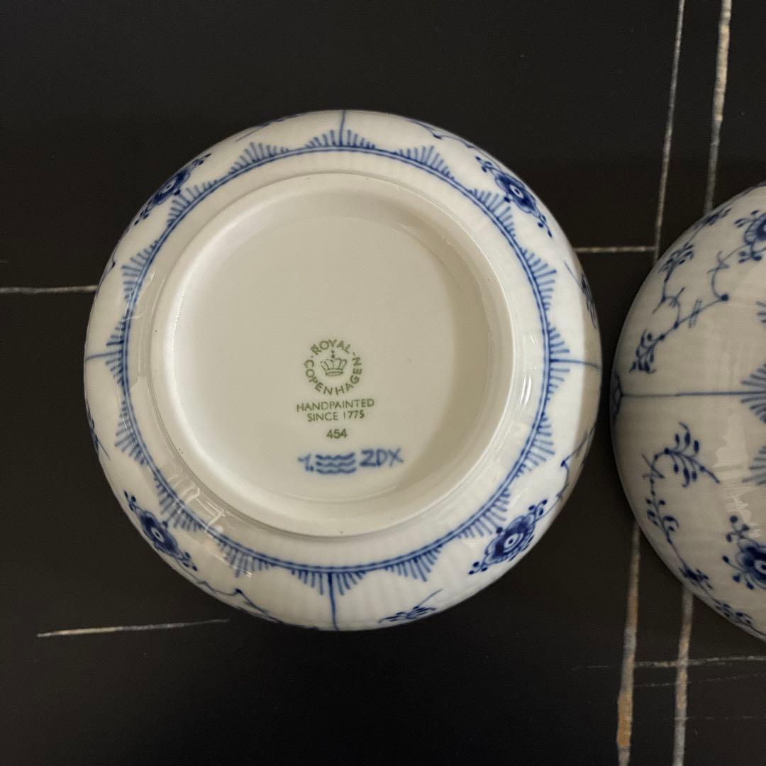 ロイヤルコペンハーゲン ブルーフルーテッド プレイン　ボウル　13センチ2個