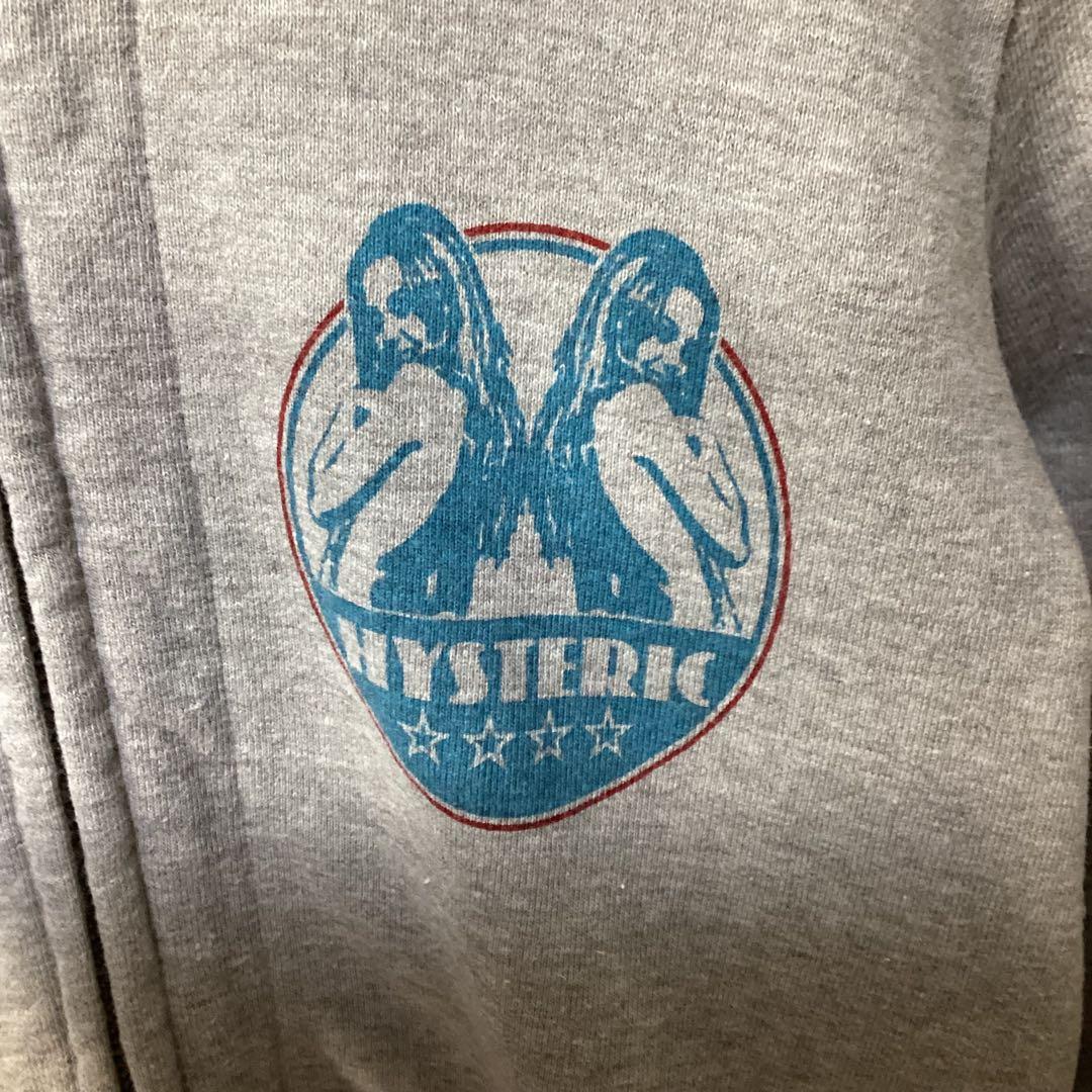 hysteric glamour ツインヒスガール ジップアップパーカー