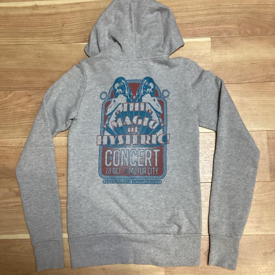 hysteric glamour ツインヒスガール ジップアップパーカー