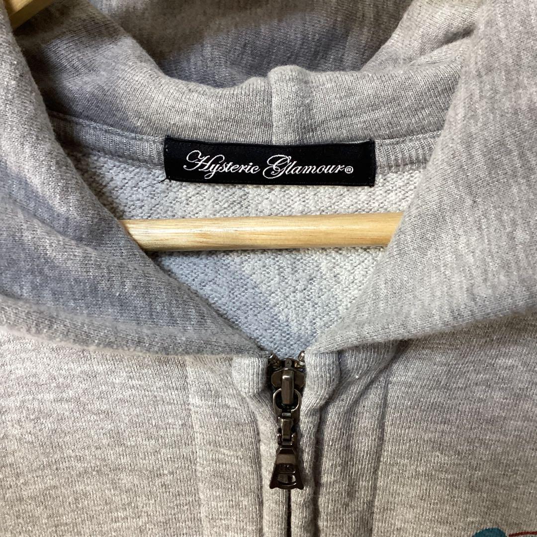 hysteric glamour ツインヒスガール ジップアップパーカー