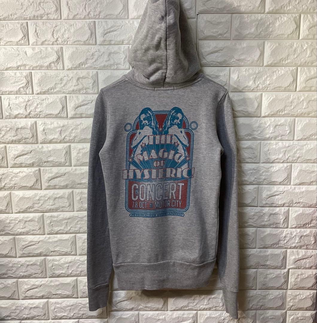 hysteric glamour ツインヒスガール ジップアップパーカー