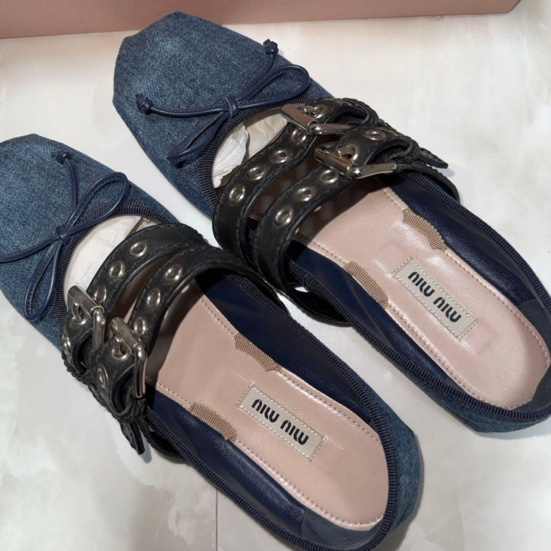 MIU MIU バレエシューズ
