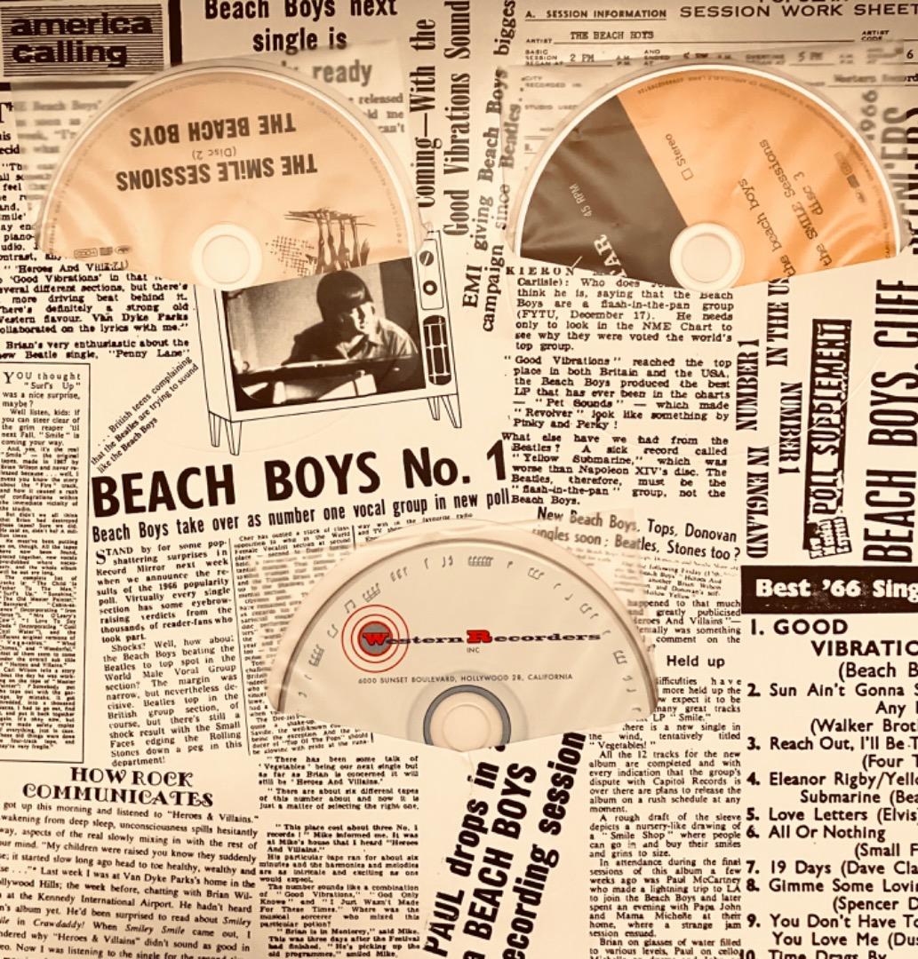 ビーチ・ボーイズ「スマイル・セッションズ」5CD/2LP/2X7\"　美品