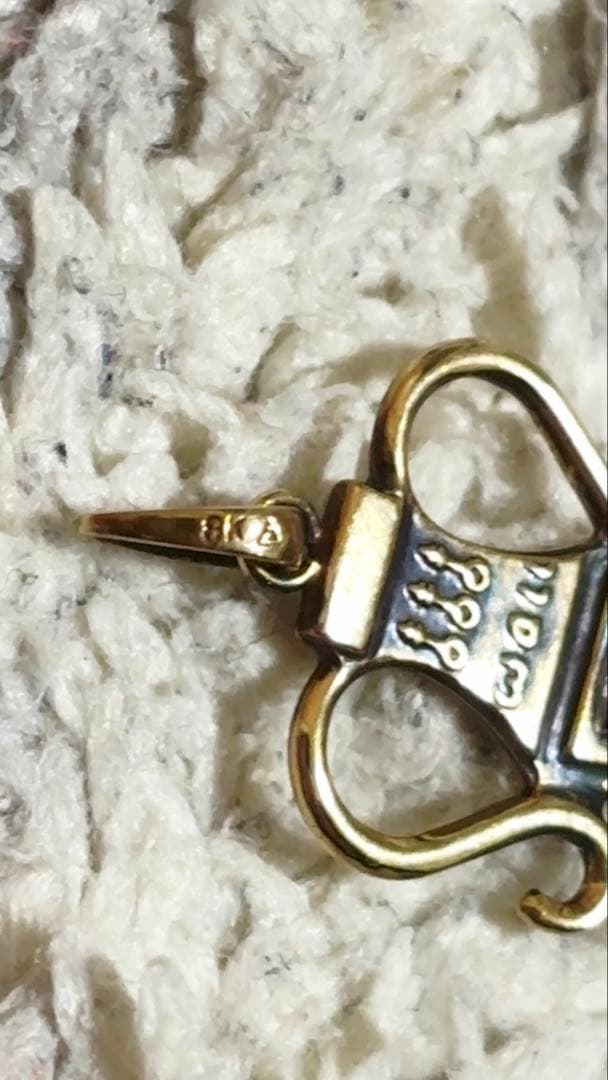 ラピスクラブ ペンダントトップ ラピスラズリ 8Kゴールド