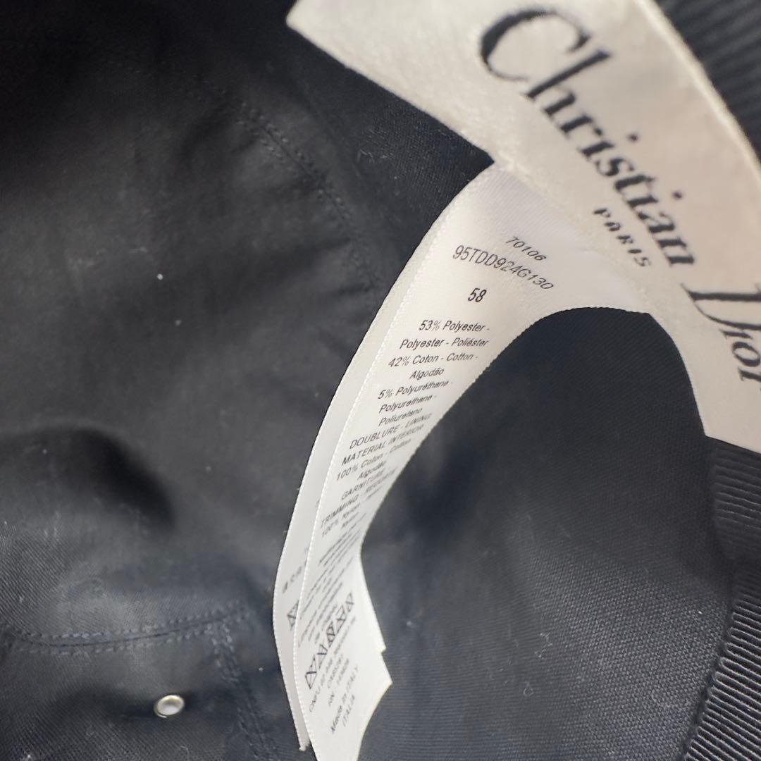 ディオール 95TDD924G130 コットン×ポリ　58 オブリーク ハット