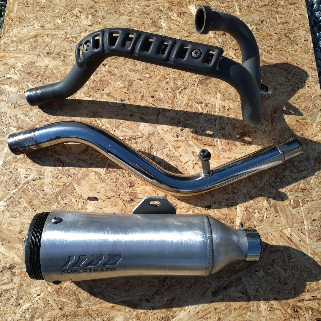 TW200 スーパートラップ マフラー アップタイプ スパトラ