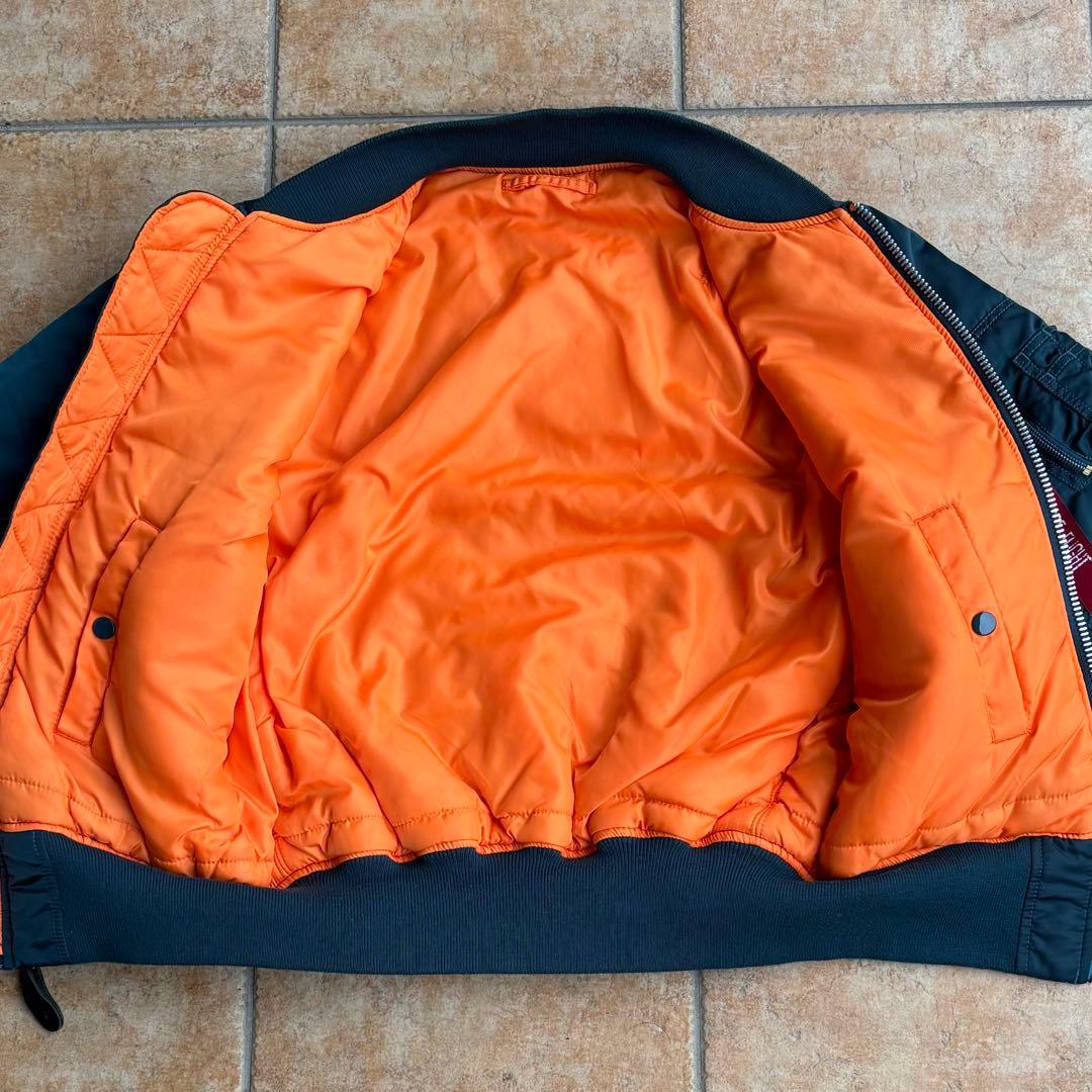 ALPHA アルファ MA-1 フライトジャケット M リバーシブル