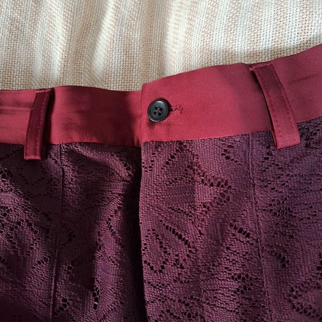 HARE ボルドー レース パンツセットアップ