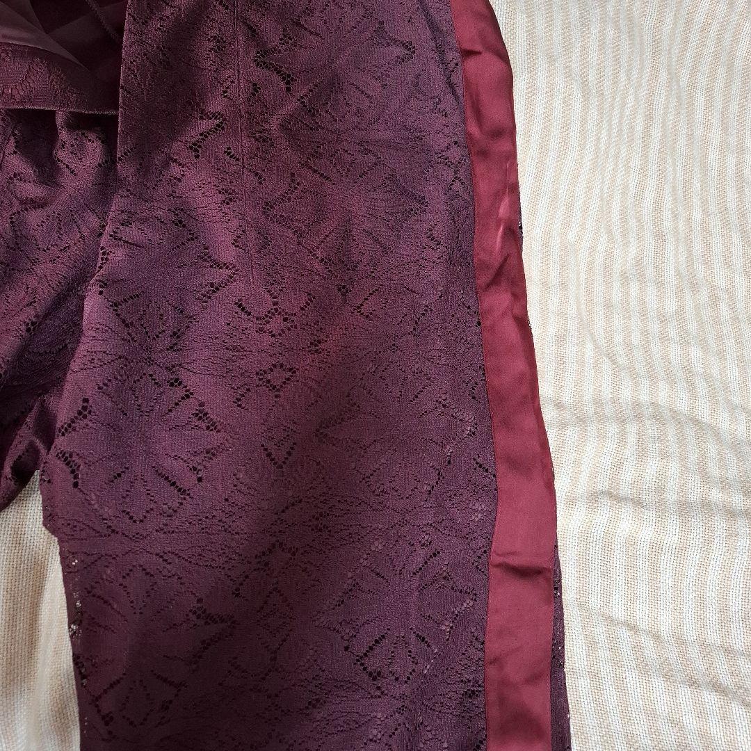 HARE ボルドー レース パンツセットアップ