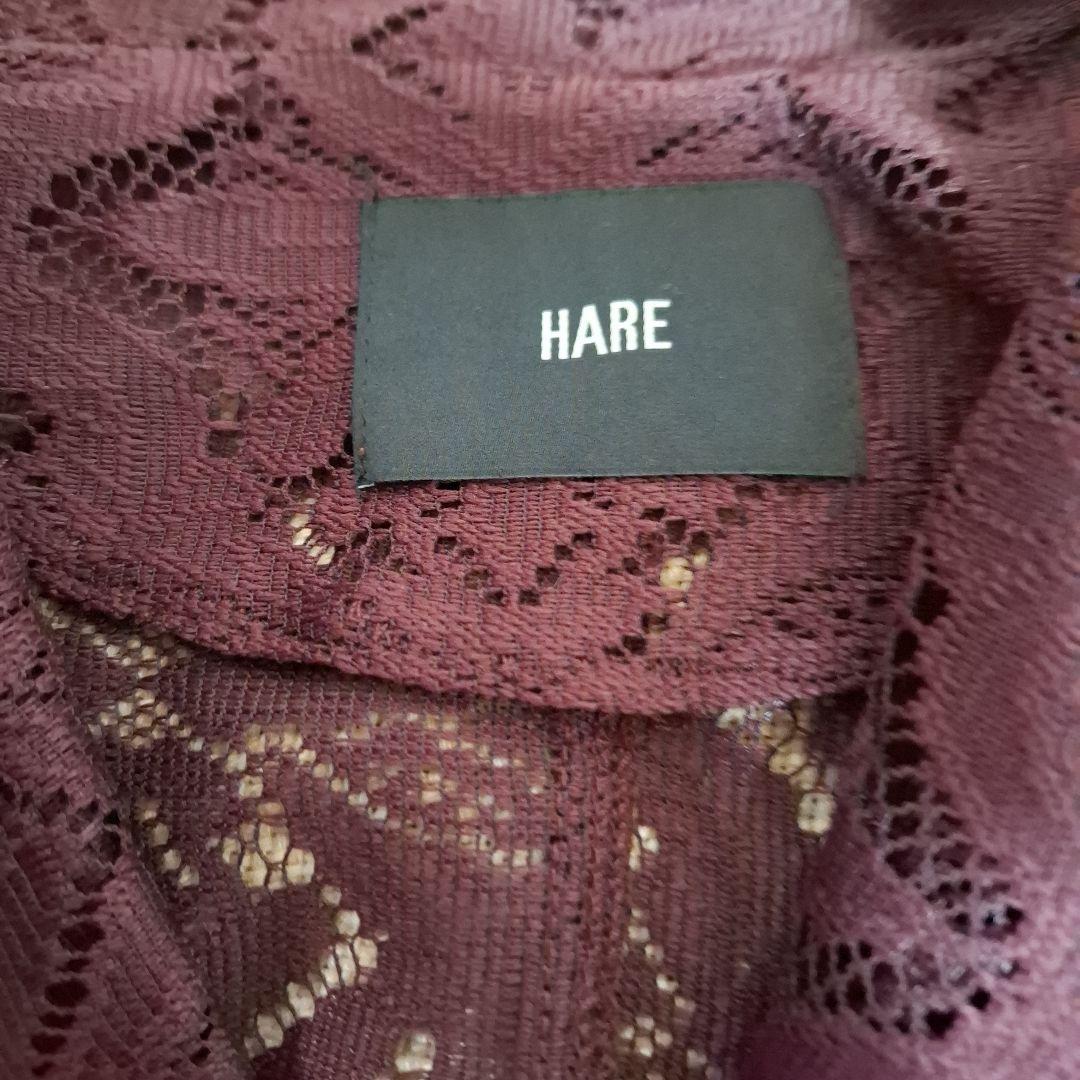 HARE ボルドー レース パンツセットアップ