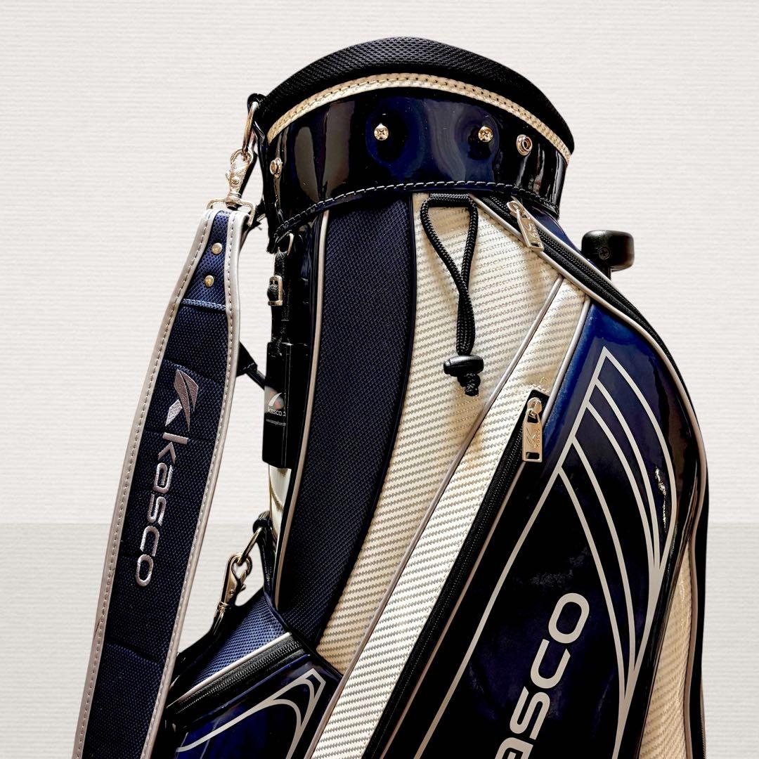 ✨超美品✨ Kasco キャスター付キャディバッグ ネイビー