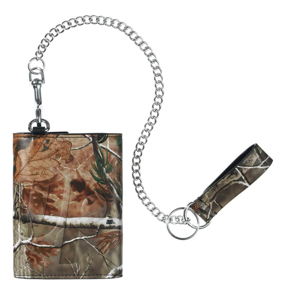 小物 Supreme Leather Chain Wallet \"Camo\"