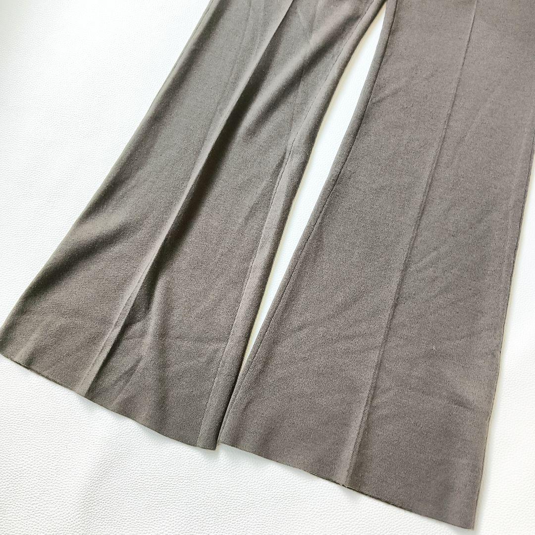 美品✨《ドゥーズィエムクラス》refinedニットパンツ フレア 定価5.6万