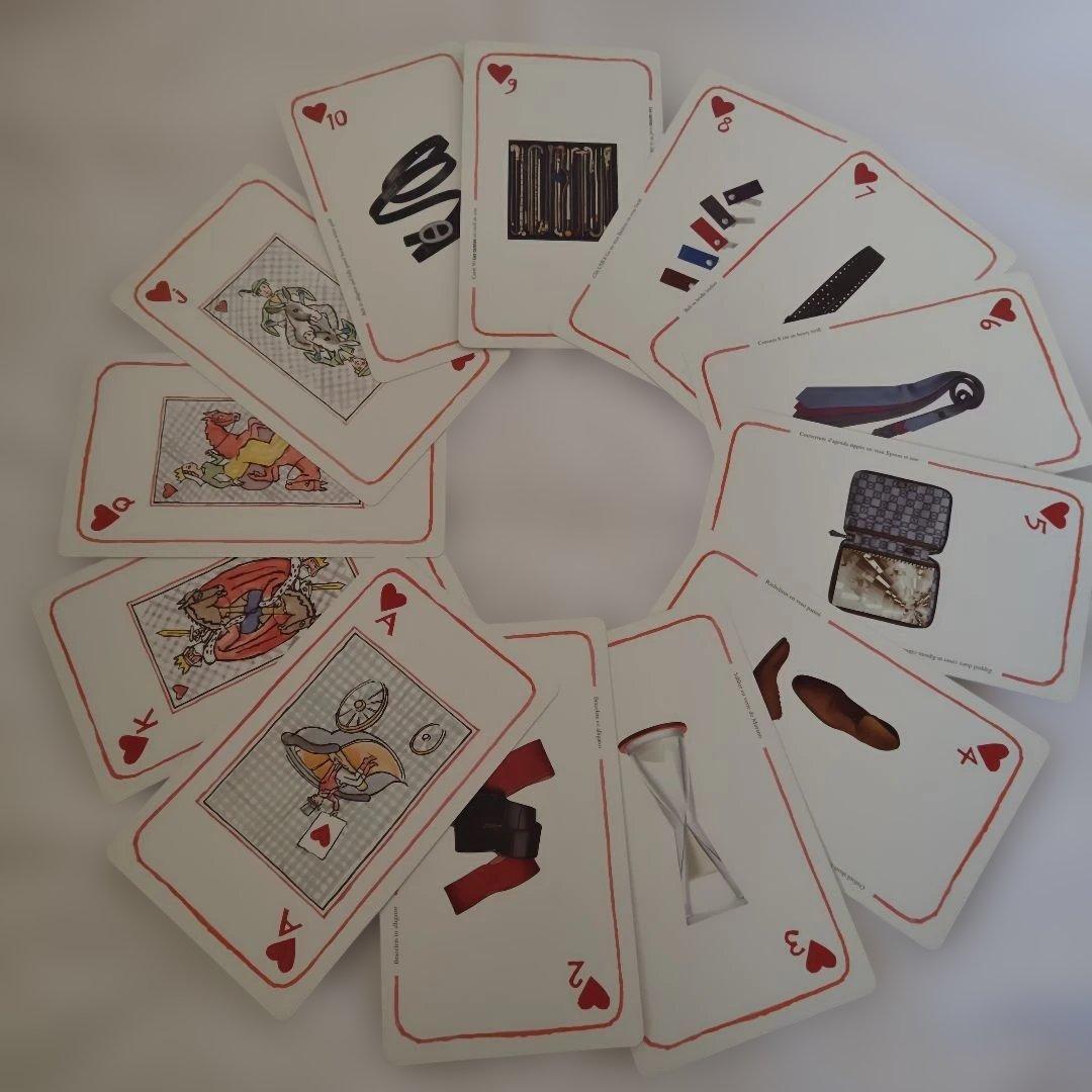 【レア・未使用】エルメス 特大トランプ　カード　フィリップ・デュマ　カタログ