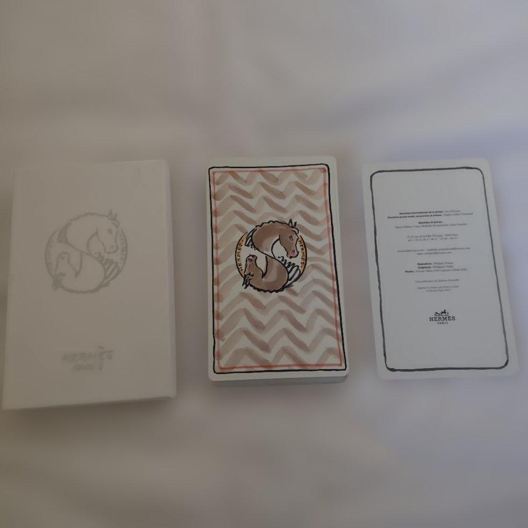 【レア・未使用】エルメス 特大トランプ　カード　フィリップ・デュマ　カタログ