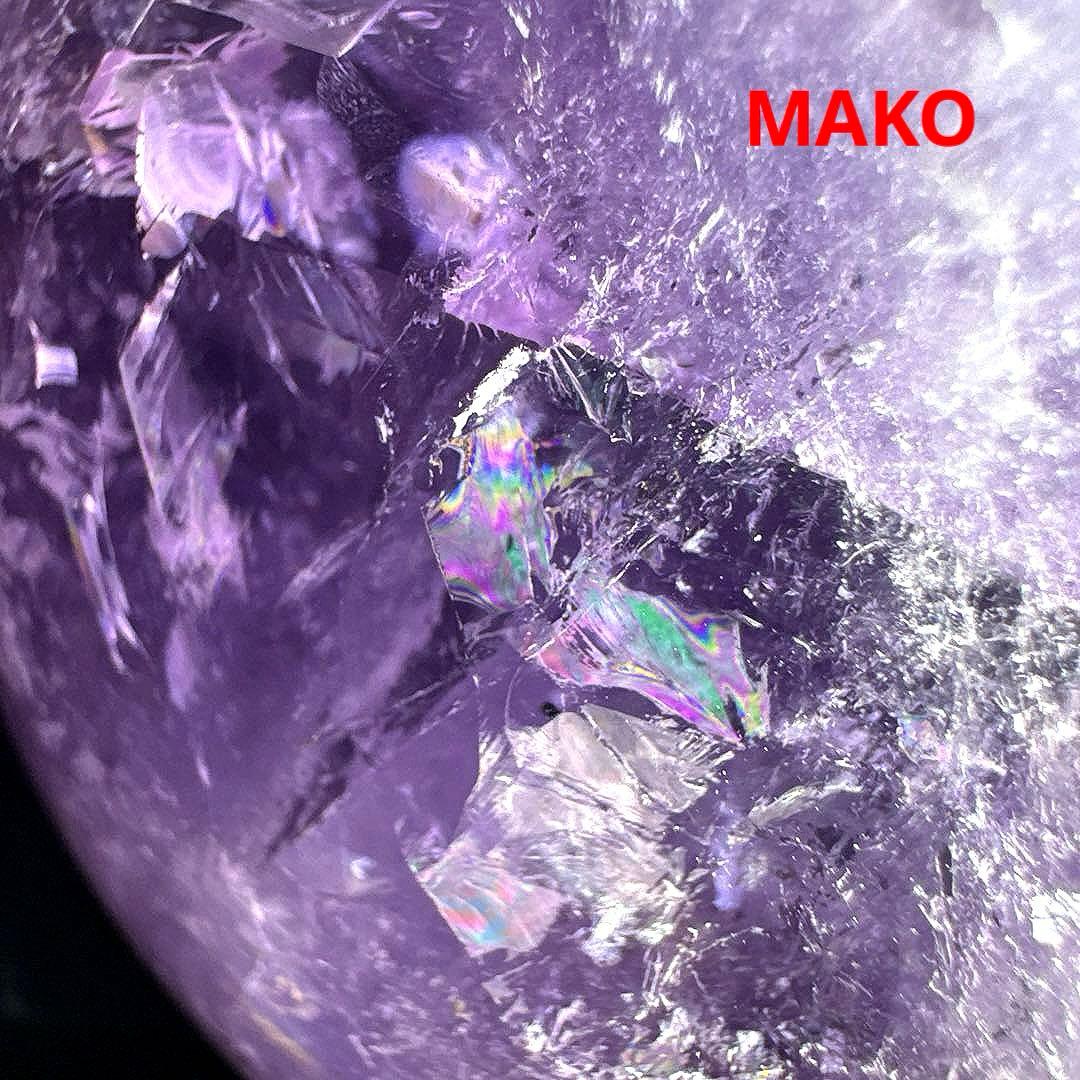 M1793☆アメジスト丸玉直径115mm2.2Kg☆天然石☆N50909