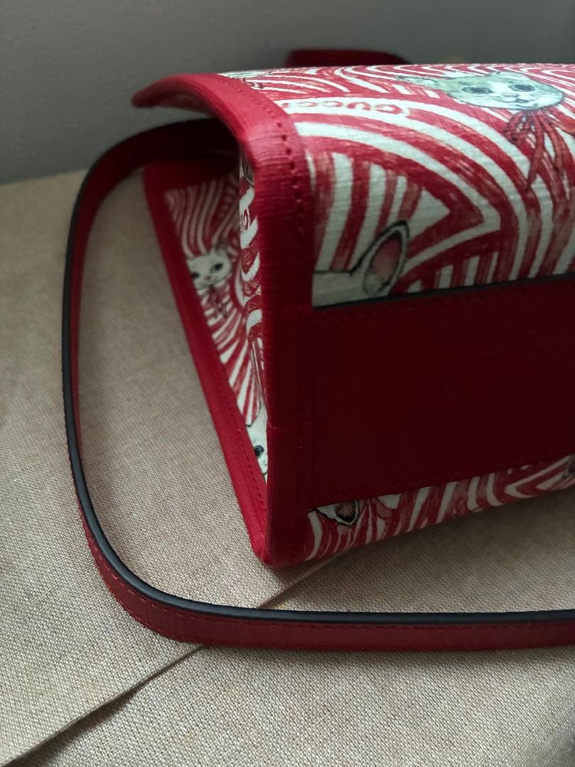 GUCCI ヒグチユウコ チルドレンズ 2wayトートバッグ レッド