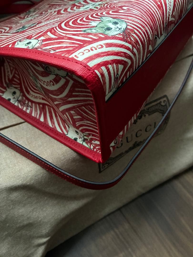 GUCCI ヒグチユウコ チルドレンズ 2wayトートバッグ レッド