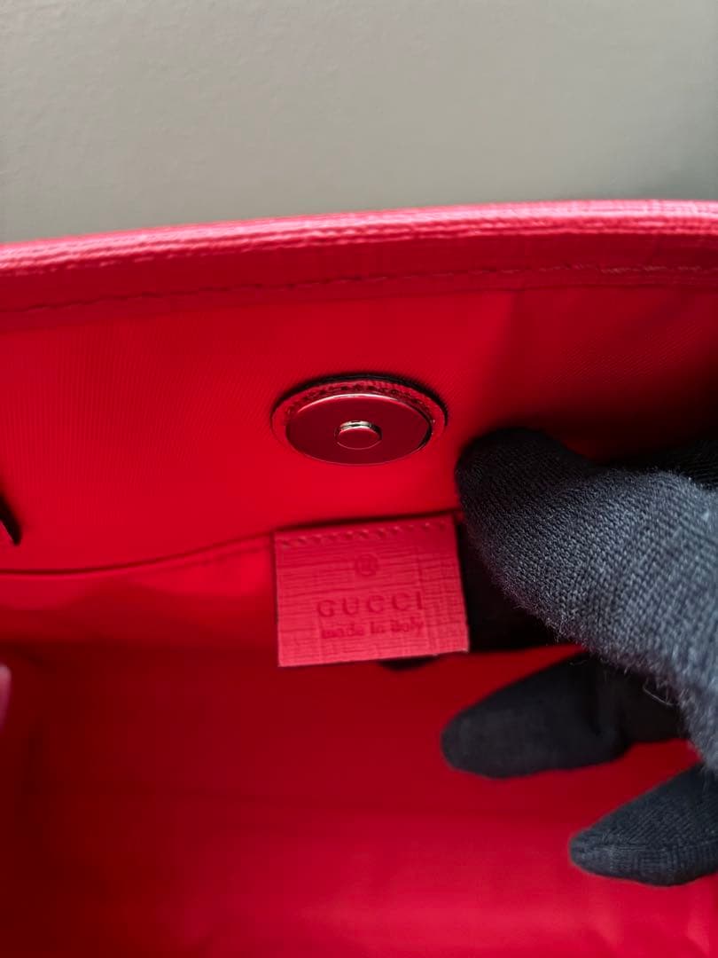 GUCCI ヒグチユウコ チルドレンズ 2wayトートバッグ レッド