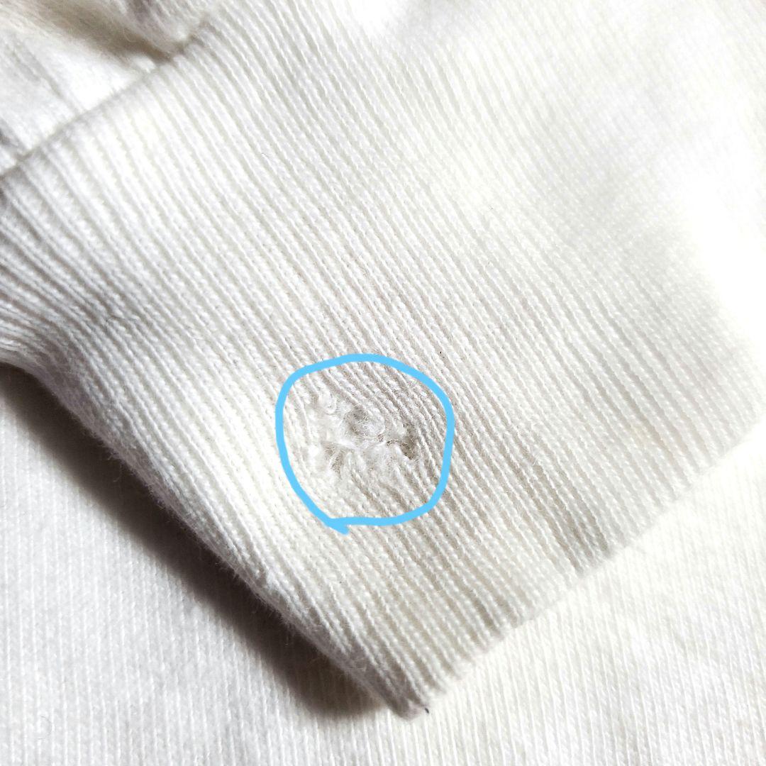 ハーレーダビッドソン　プリント　ロゴ　ファイアー　フレイム　白　長袖　ロングT