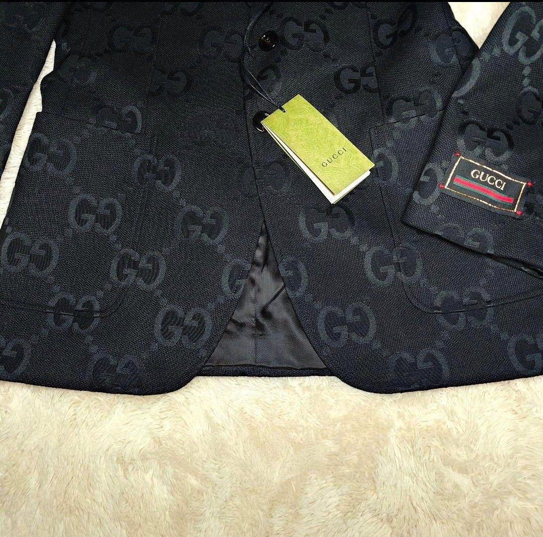 グッチ 23-24AW アリーコレクション ジャンボGG テーラードジャケット