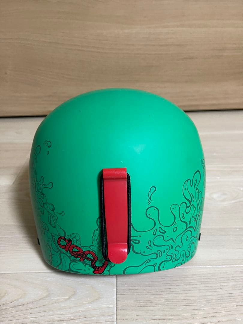 Burton 子供用スノーボードウェア 緑色葉柄