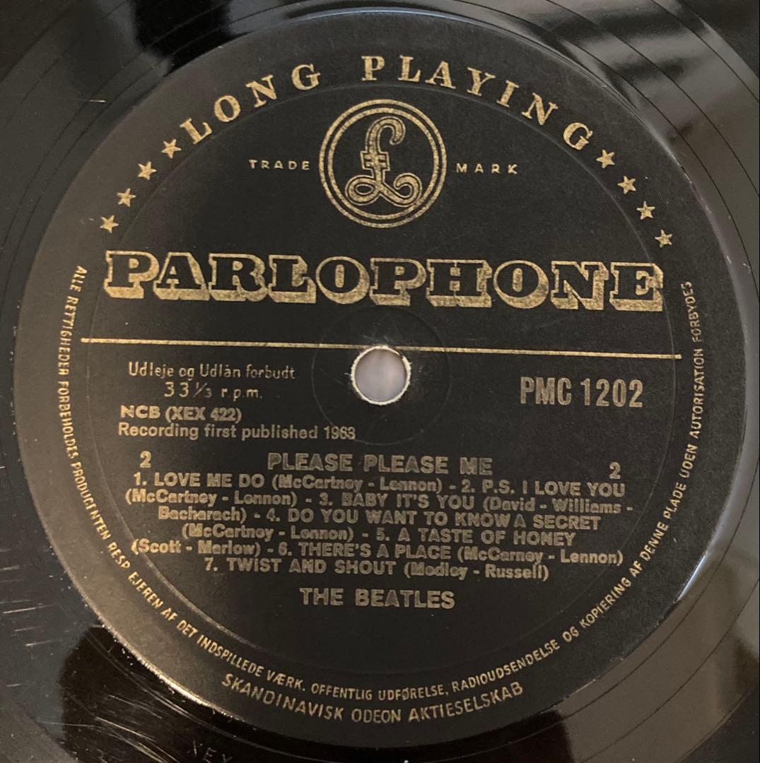 DK最初回GoldビートルズBeatlesレコードPleasePlease Me
