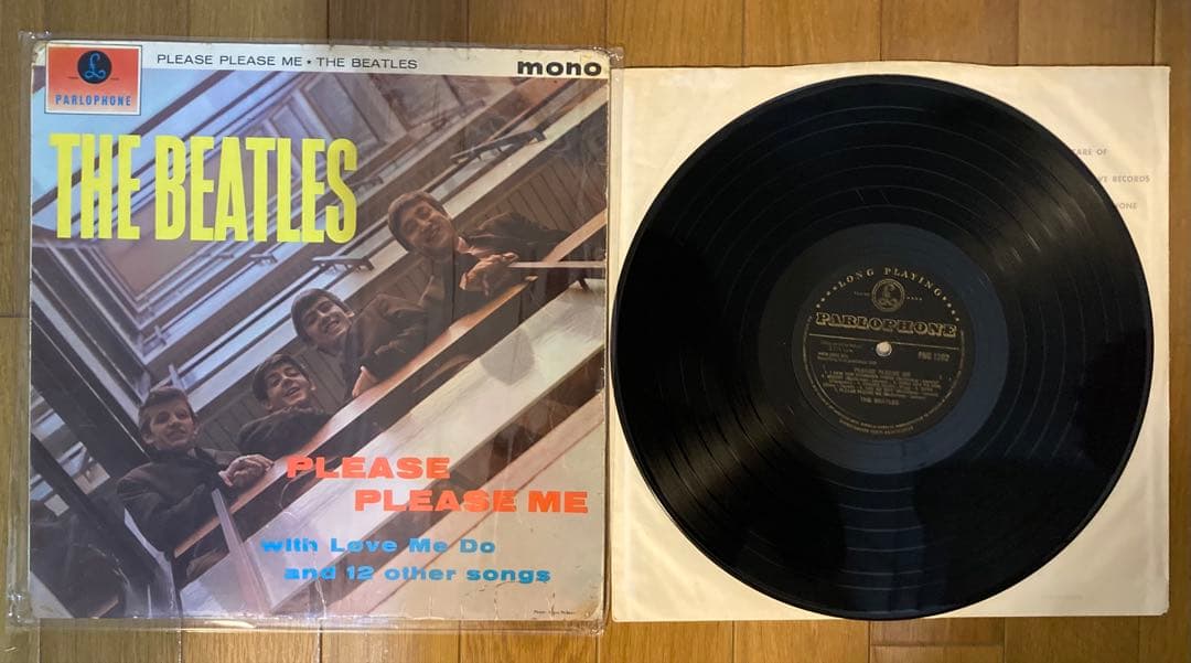 DK最初回GoldビートルズBeatlesレコードPleasePlease Me