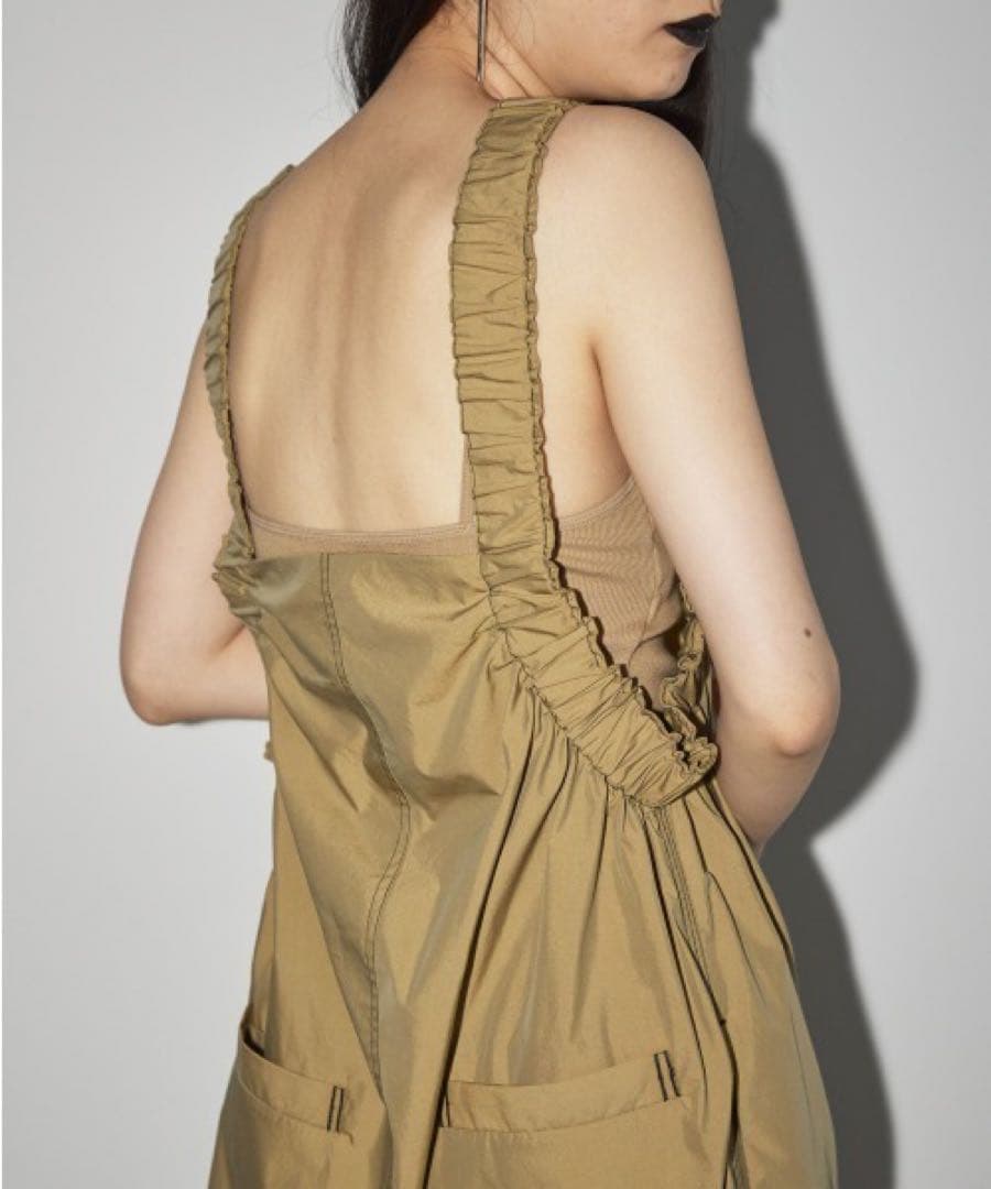 トゥデイフル　サイドギャザーサロペット