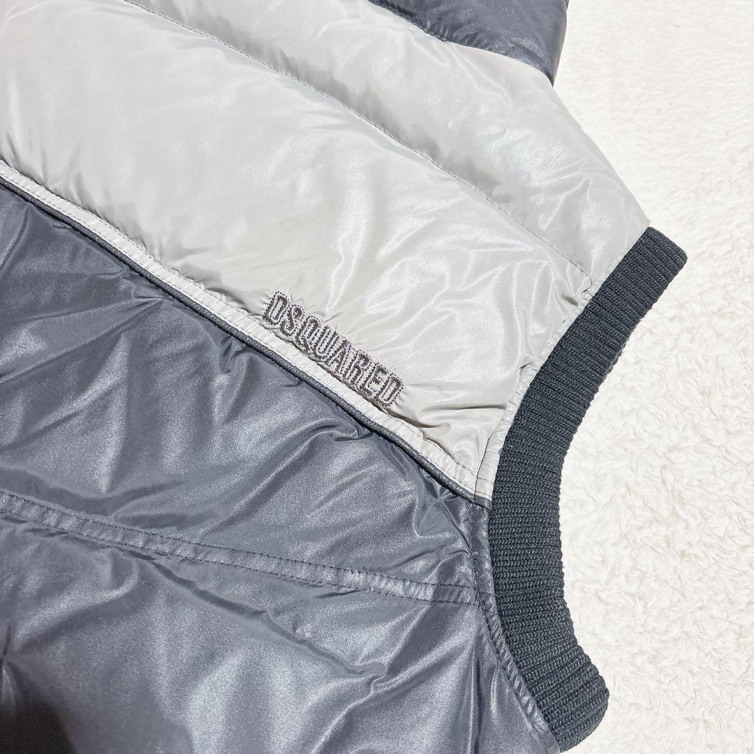 DSQUARED ディースクエアード ダウンベスト ワッペン 38 黒