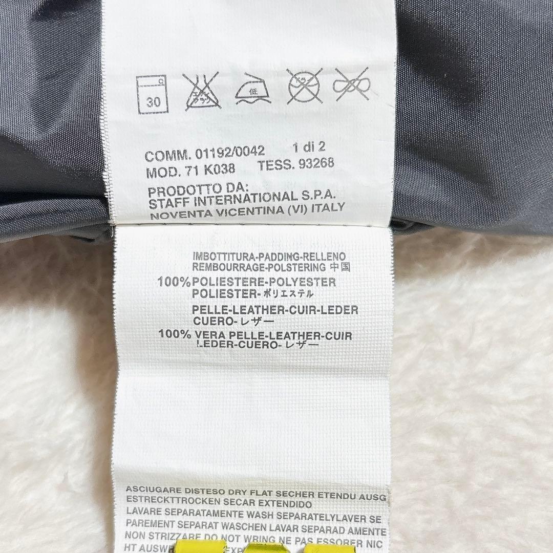 DSQUARED ディースクエアード ダウンベスト ワッペン 38 黒