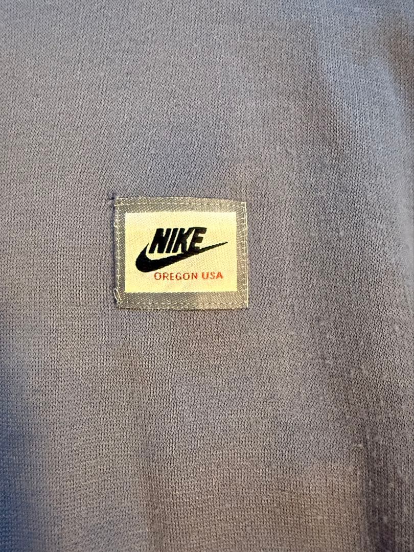 80s NIKE 紺タグ イタリア製 スウェット ポロシャツ L vintage