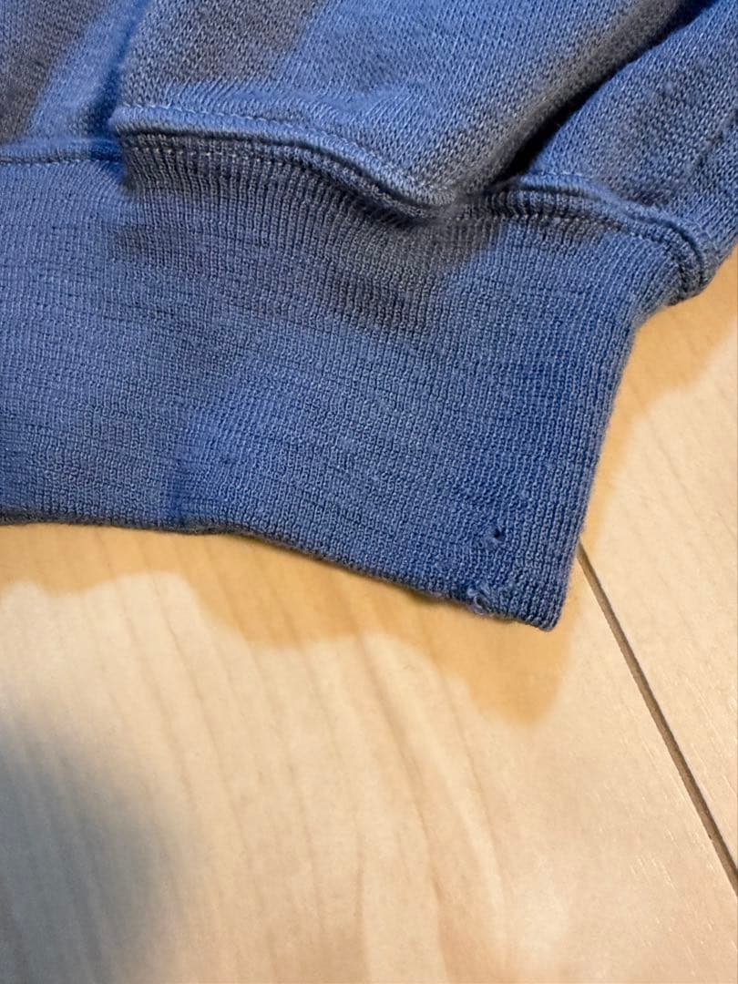 80s NIKE 紺タグ イタリア製 スウェット ポロシャツ L vintage