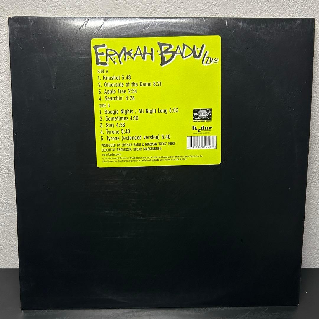 Erykah Badu Live レコード