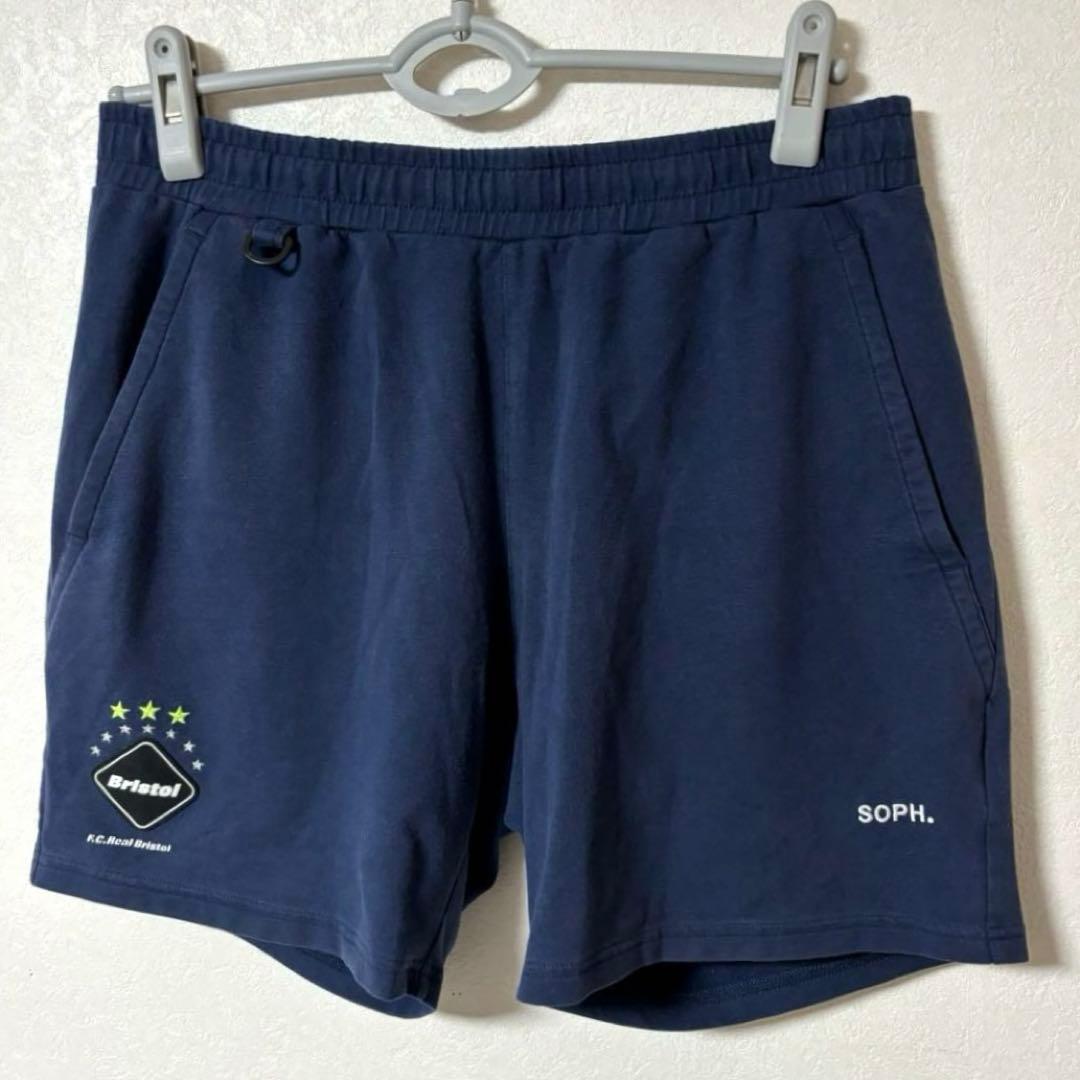 FCRB SWEAT SHORTS 17SS ハーフパンツ　ネイビー　M