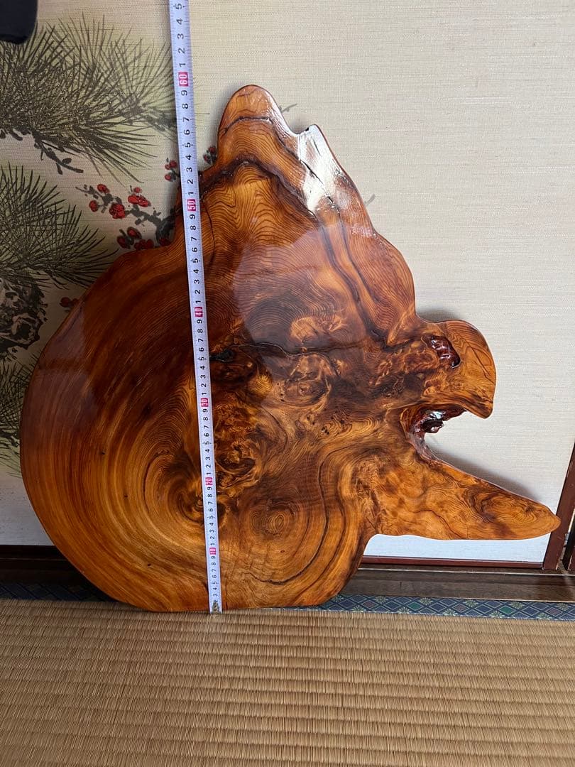 屋久杉　置物　インテリア　一枚板　オブジェ